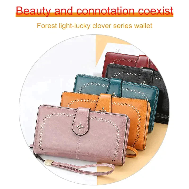 Women's Multifunction Wallet Zipper Handbag