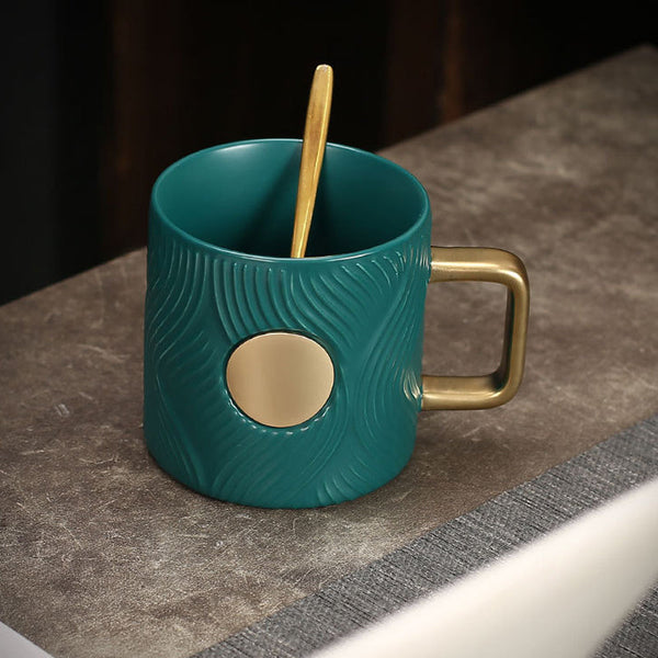 Corrugated Trendy Coffee Cup(with spoon) – dimoohomeuk