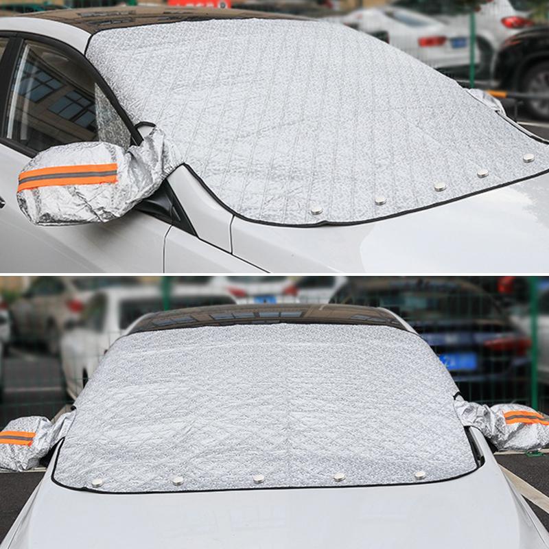 Winter Universal Magnetic Car Windshield Cover - Protect from Frost Ice Snow