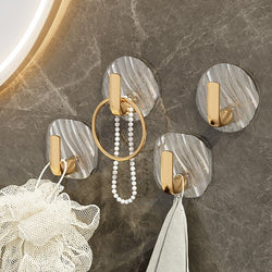 Transparent Acrylic Adhesive Wall Hook Exquisite Punch-Free Hook