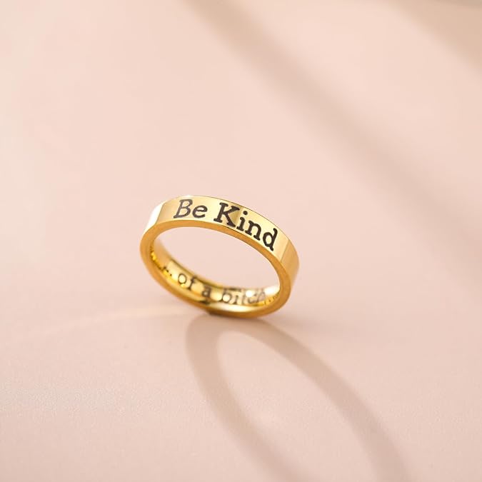 Be Kind Mantra Ring