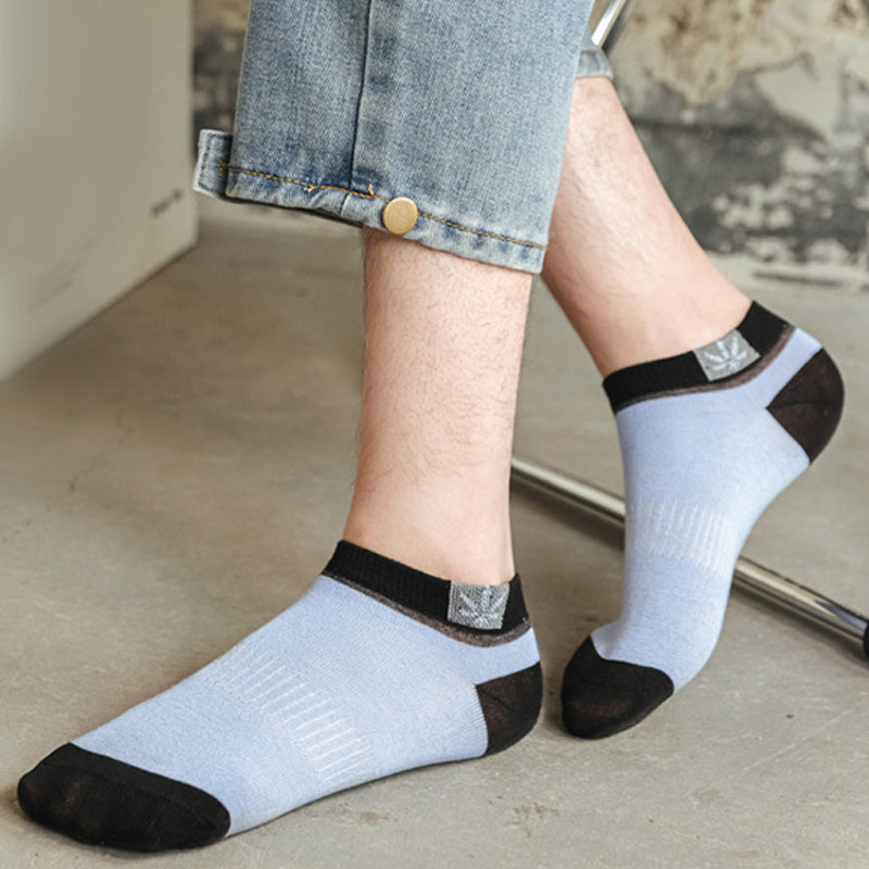10/20Pairs Mens Casual Thin Cotton Sweat Wicking Low Cut Ankle Socks