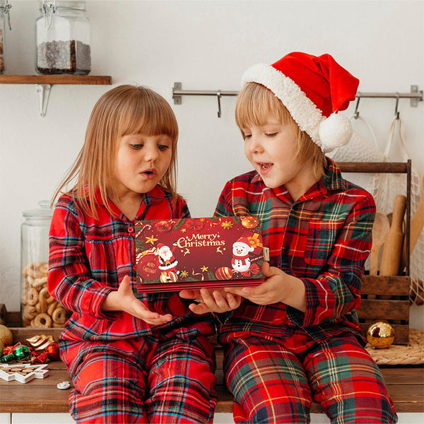 Foldable 6-Slot Christmas Red Money/Card Holder Envelope - Xmas Gift