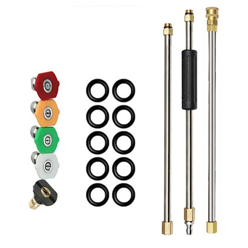 4000 PSI High Pressure Washer Wand Set for Gutter & Roof Drainage & Walls Cleaning