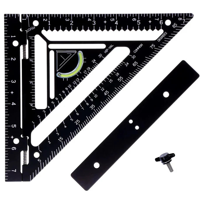 Triangle Rafter Square Ruler