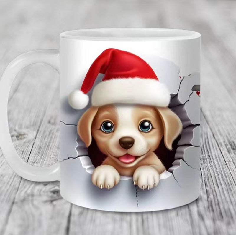 Christmas Animal Pattern Mug