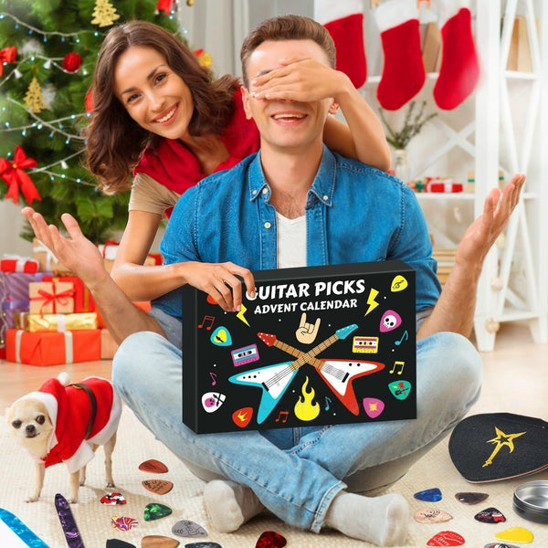 Guitar Pick Countdown Christmas Advent Calendar Blind Box- Christmas Gift