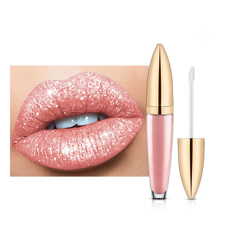 Diamond Lip Gloss Matte To Glitter Liquid Lipstick Waterproof