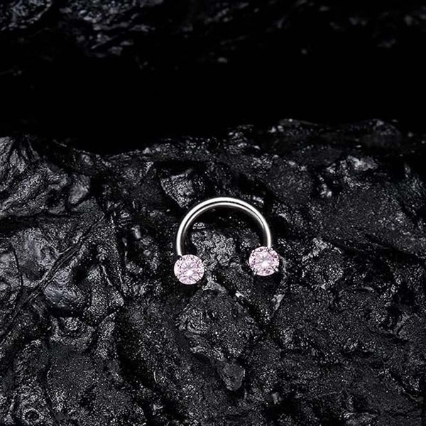 Internally Threaded Horseshoe Nose Hoop Ring