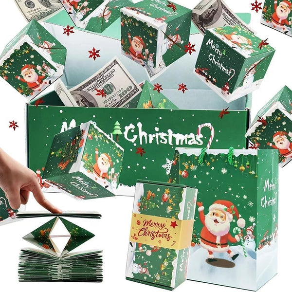 Christmas Surprise Explosion Pop-Up Gift Box - Xmas Gift