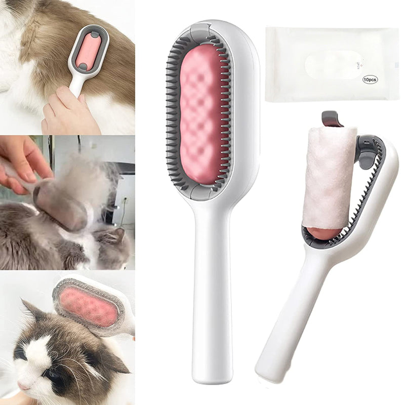 Multifunctional Pet Hair Removal Comb with Water Tank