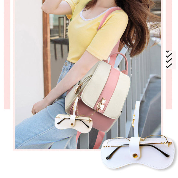 Soft Leather Sunglasses Bag Portable Glasses Case Holder