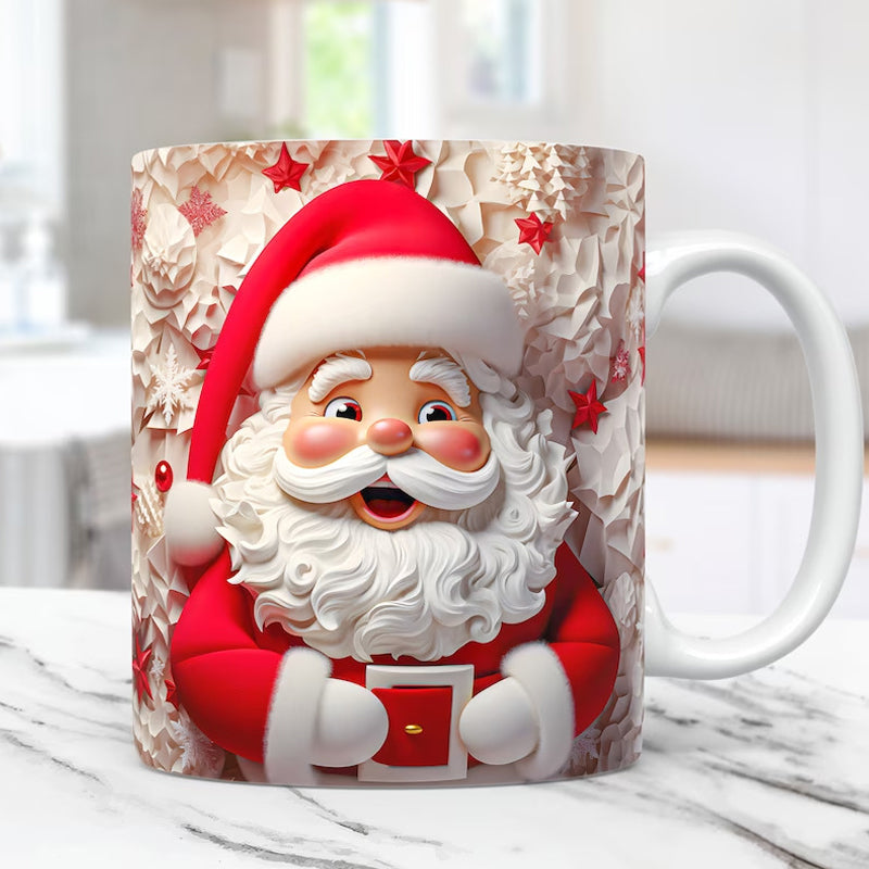 3D Christmas Inflated Mug Wrap