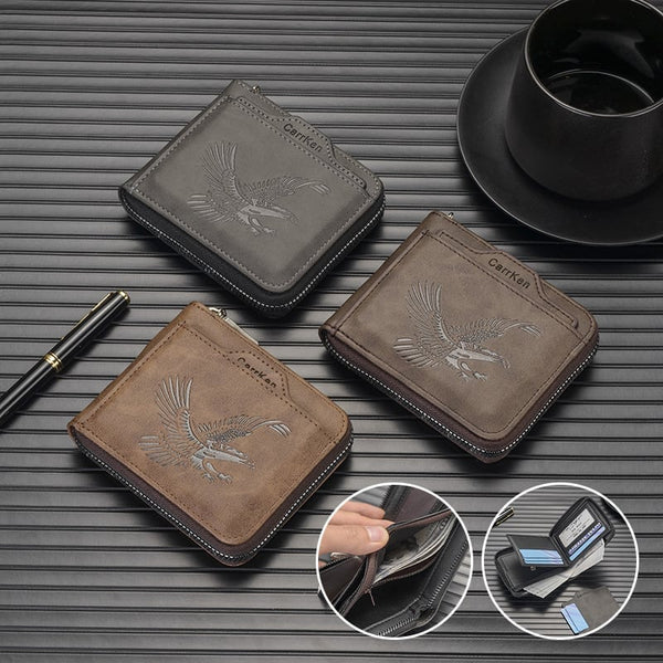 Men's Eagle Bifold Rfid Wallet