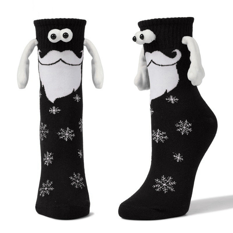 Magnetic Socks Winter Edition Couple Hand in Hand Socks