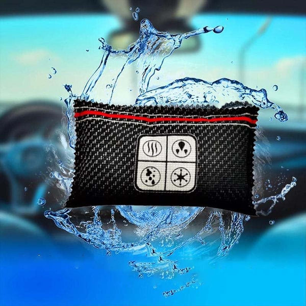 Reusable Automotive Dehumidifier Bags, Color-Changing Mineral Moisture for Cars