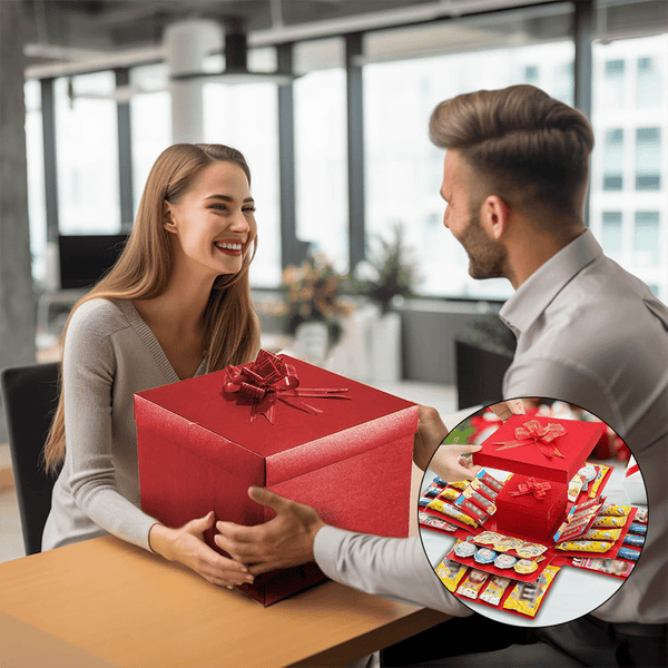 DIY Surprise Gift Candy Explosion Box - Xmas Gift