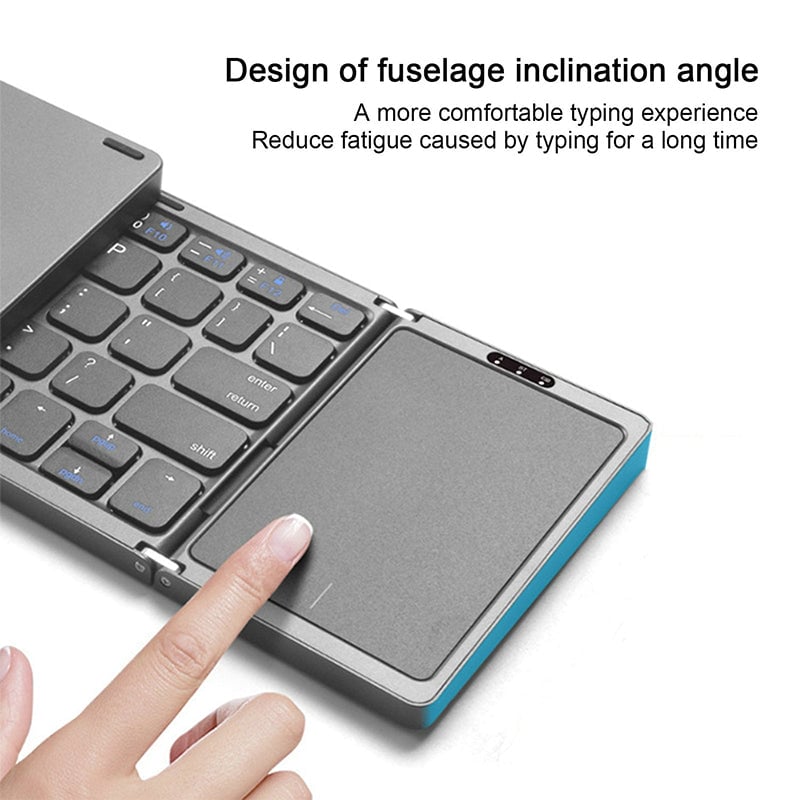 Wireless Bluetooth Keyboard with Touchpad