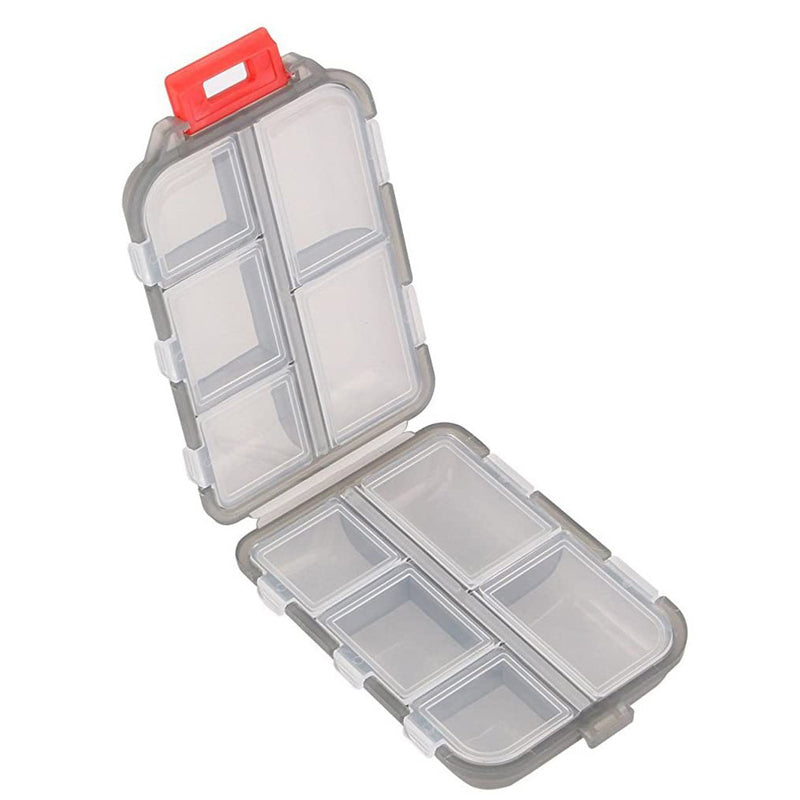 10 Grids Pill Case Weekly Travel Pill Organizer Portable Pill Box