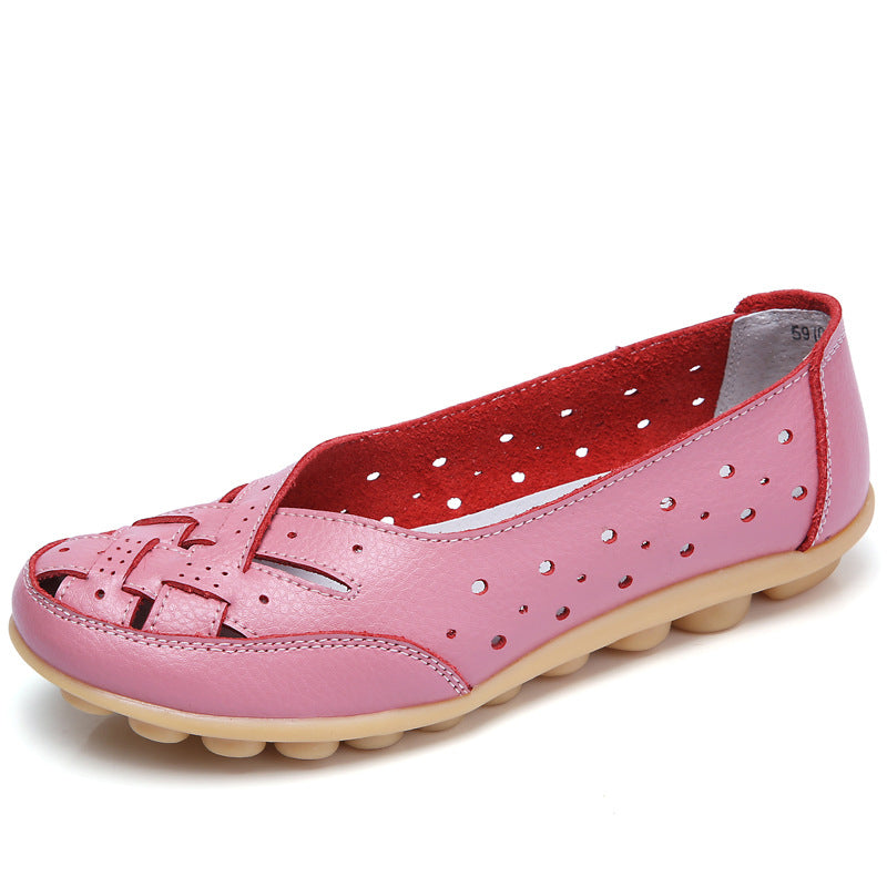 Comfortable Breathable Leather Loafers for Women