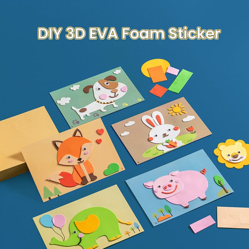 DIY Kids Animal Handmade Stickers
