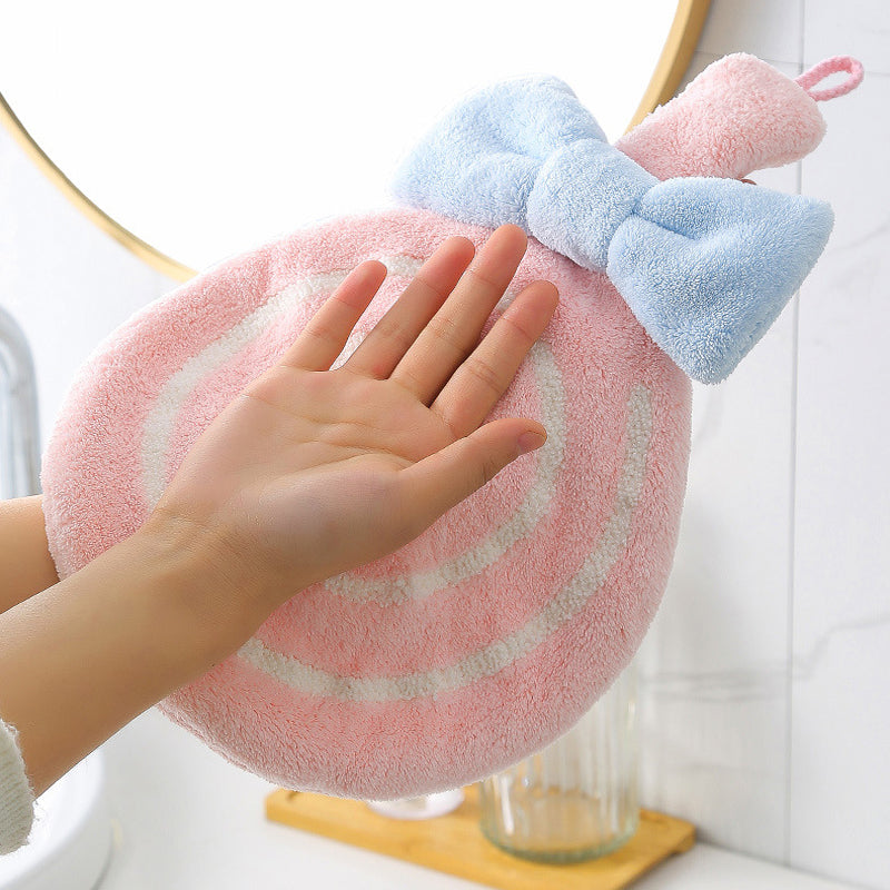 Hangable Lollipop Cute Children Hand Towel