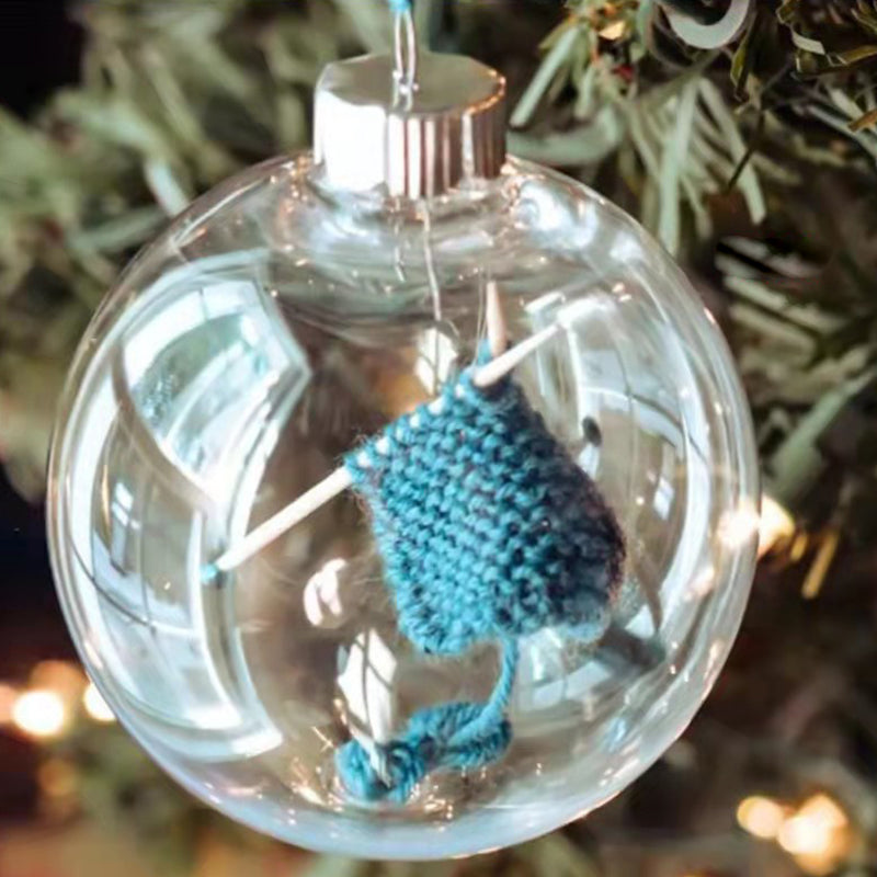 🎅Christmas Knitted Ball Ornaments Xmas Tree Hanging Decoration Pendant