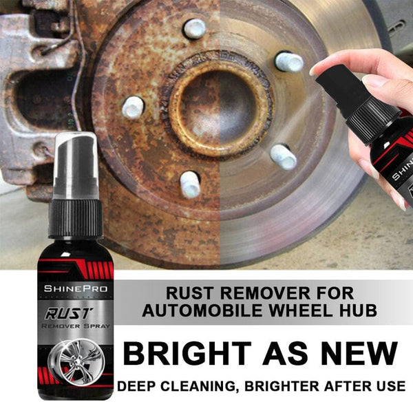 Car Parts Rust Remover Spray, Magic Wheel Hub Rust Cleaner