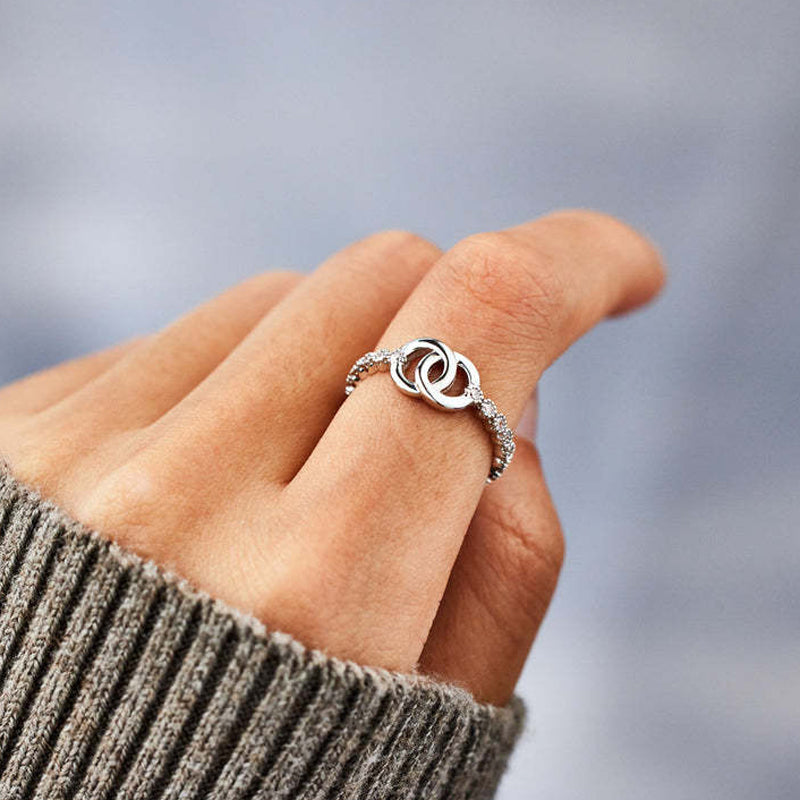 👩‍👧Mother & Daughter Forever Linked Interlocking Ring