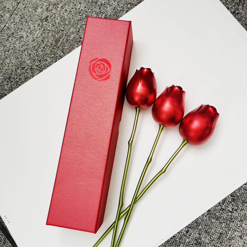 🎁Valentine's Day present🎁Aluminum alloy rose jewelry box