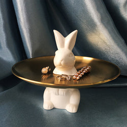 Ceramic Rabbit Plate