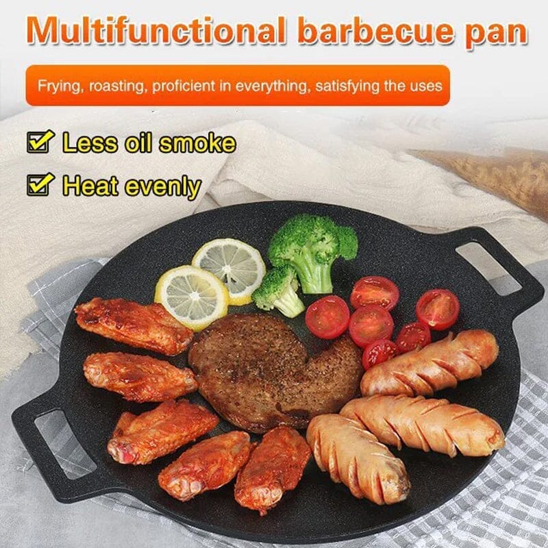 Non-stick Round Baking Pan BBQ Griddle
