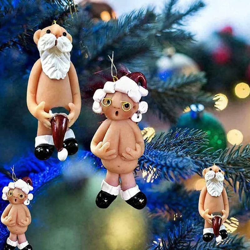 🎄Santa Claus Pendant Resin Christmas Tree Hanging Decoration