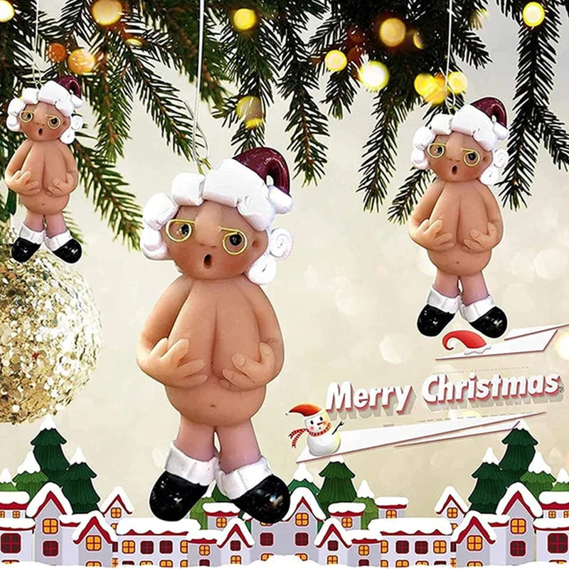 🎄Santa Claus Pendant Resin Christmas Tree Hanging Decoration