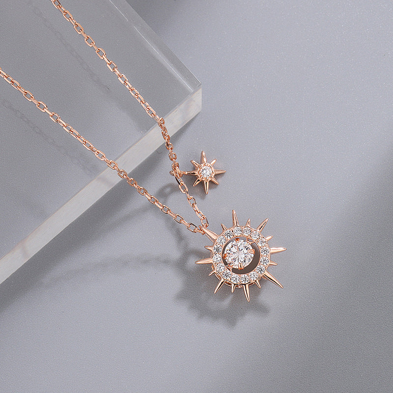 Sterling Silver Sun Will Rise Necklace
