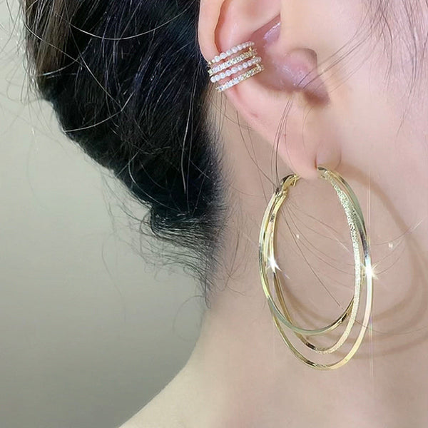 Multi-layer Hoop Earrings Hoop Earrings