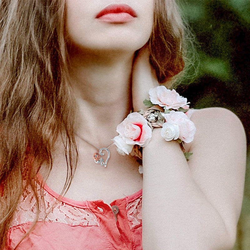 Everlasting Love Rose Necklace