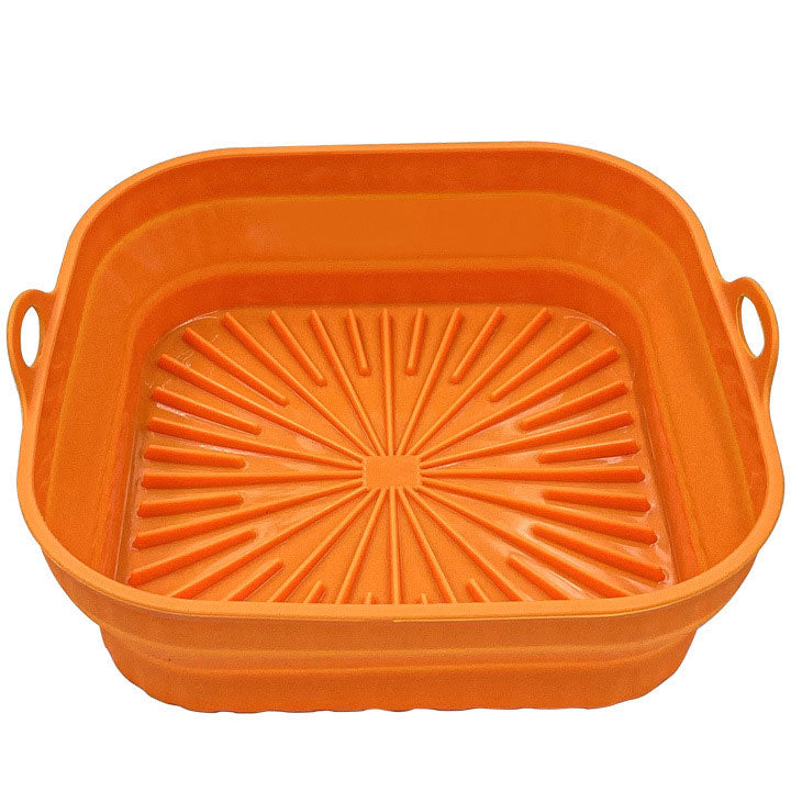 Air Fryer Silicone Grill Pan Reusable Baking Tray