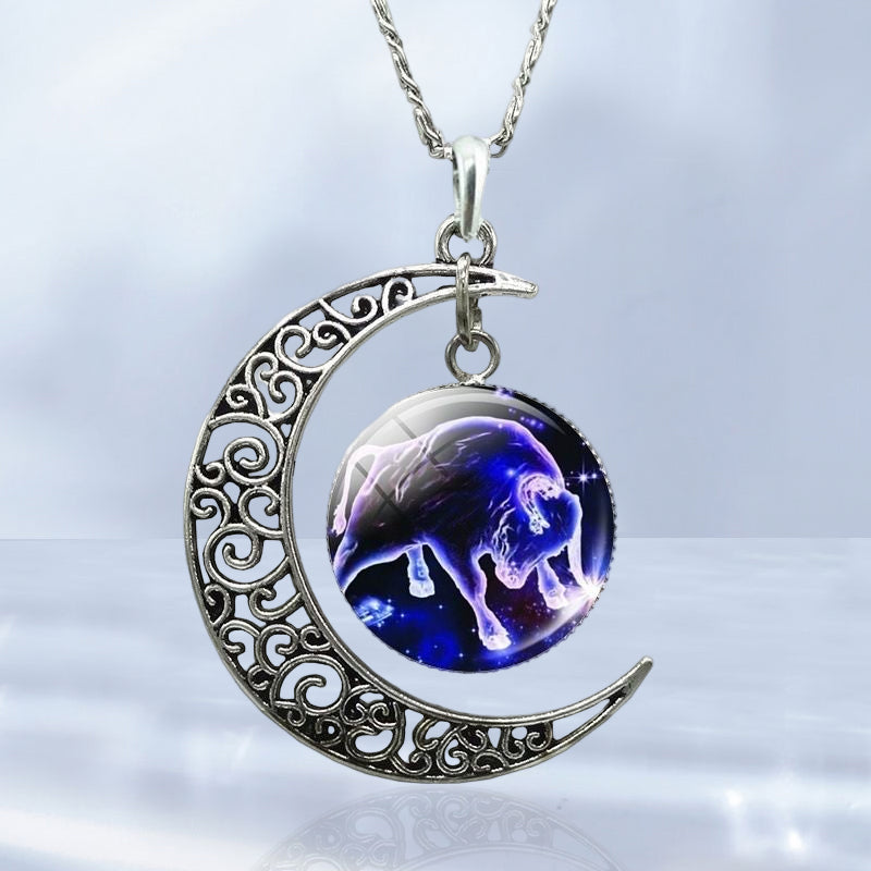 Zodiac Moon Necklace