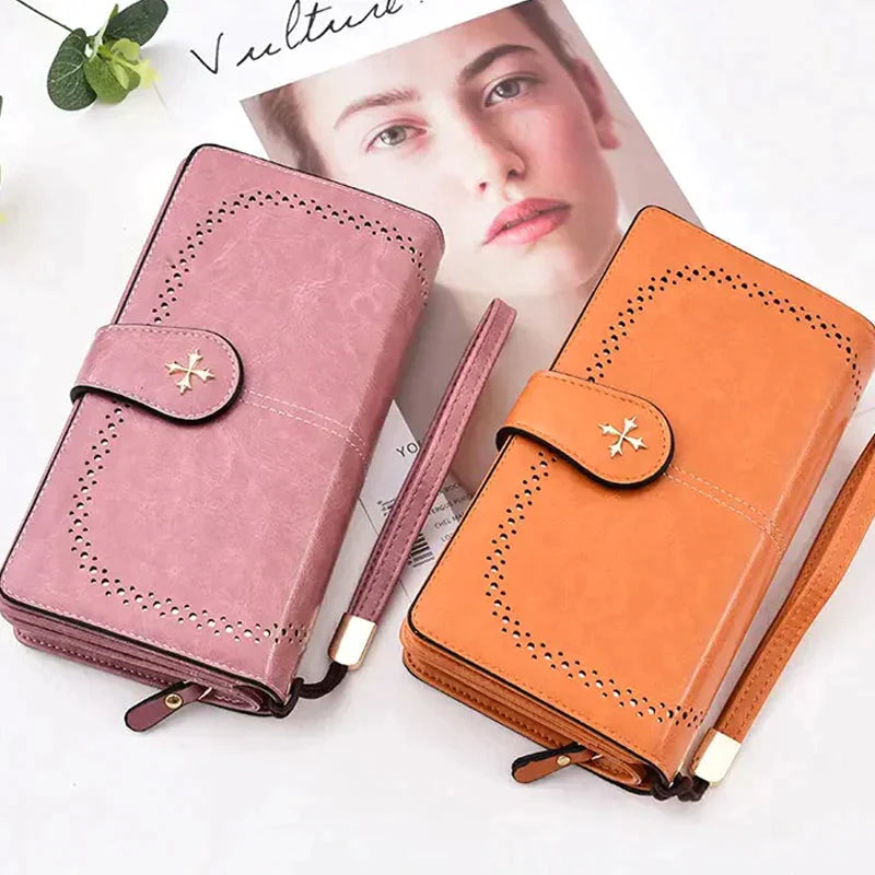 Women's Multifunction Wallet Zipper Handbag