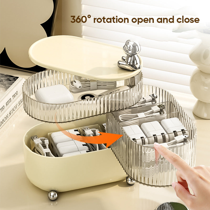 360° Rotation Desk Organizer