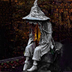 Halloween Witch Ghoul Solar Energy Lamp