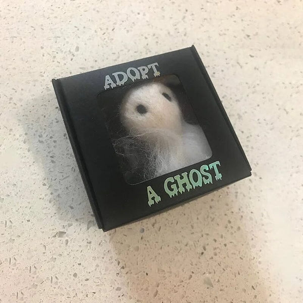 👻Adopt A Ghost - Halloween Cute Little Pocket Ghost with A Tiny Scroll