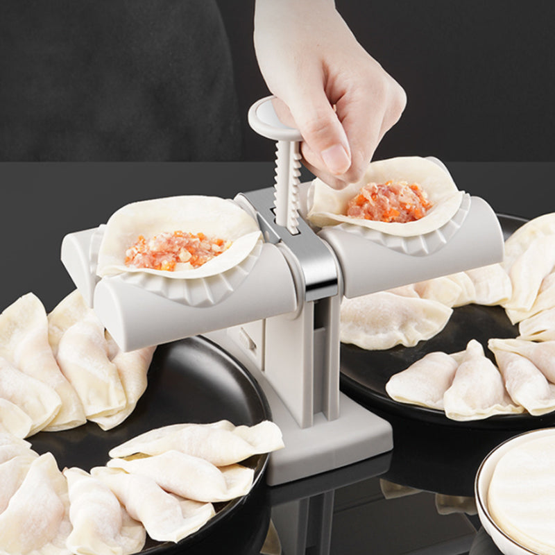 🥟Household Double Head Automatic Dumpling Maker Mould🧑‍🍳Good helper in the kitchen