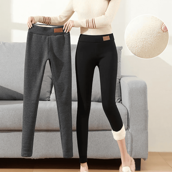 Women Fashionable Thermal Cashmere Slim Pants