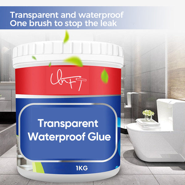 Transparent waterproof glue
