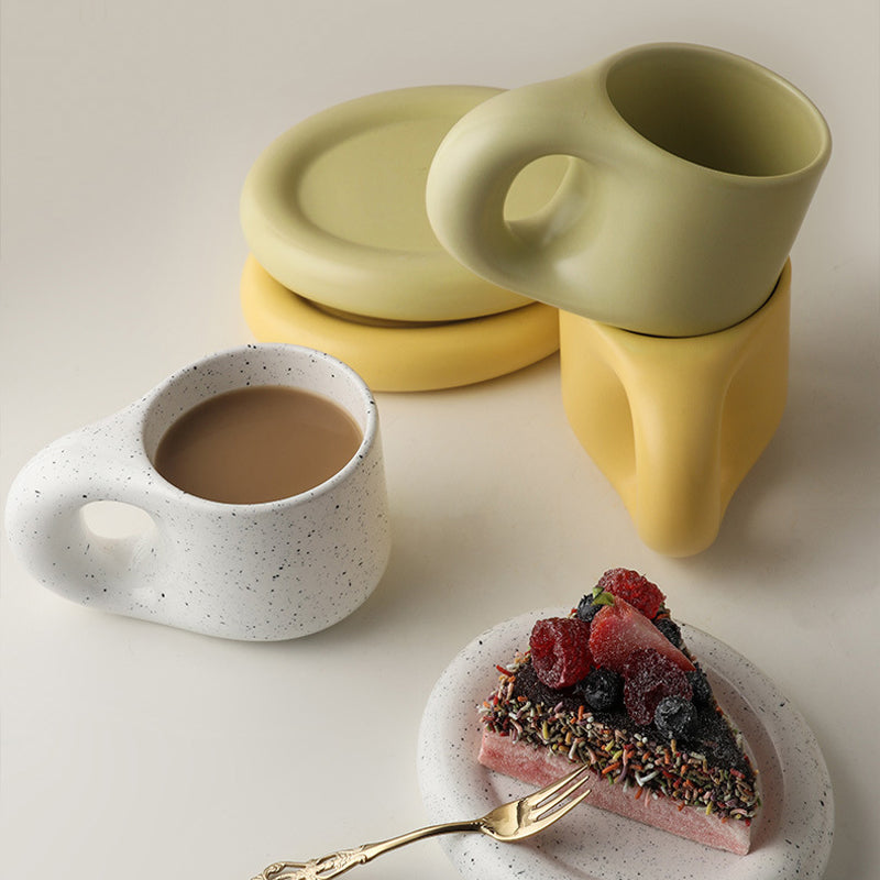 Nordic Minimalist Cute Fat Mug