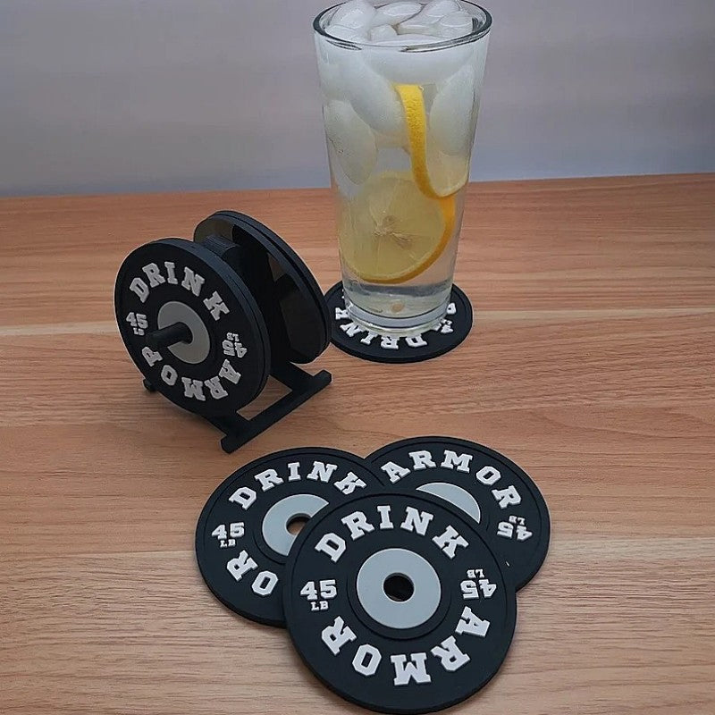 Weight Plate Coaster Set of 4
