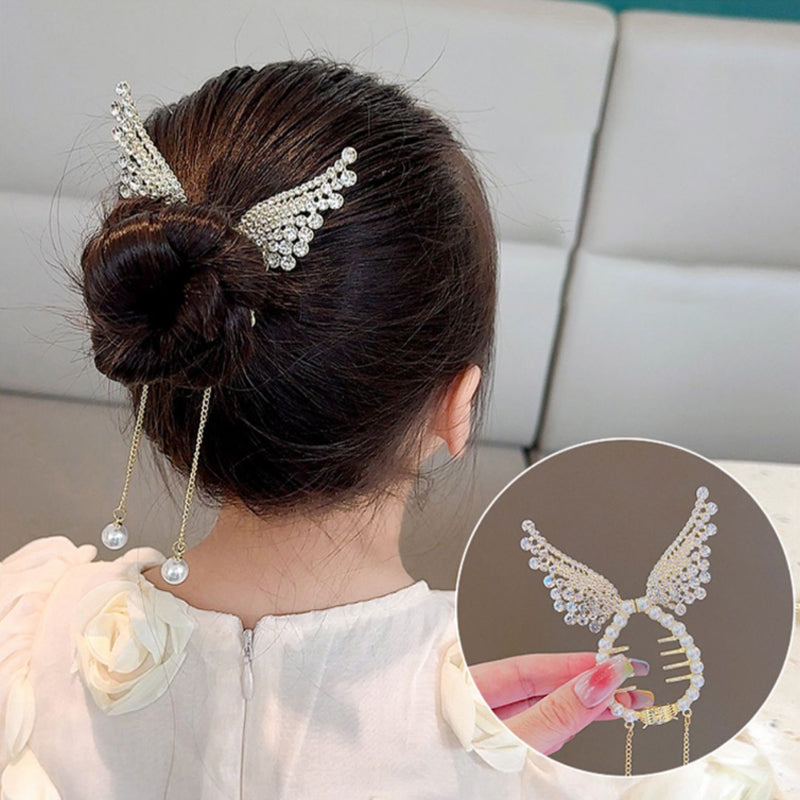 Elegant Ponytail Hair Button