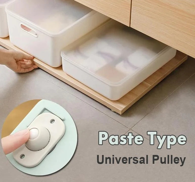 Paste Type Pulley Universal 360 Degree Rotation Wheels